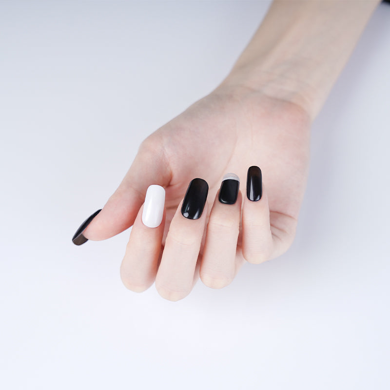 Schwarz-Weiß-Glitzer