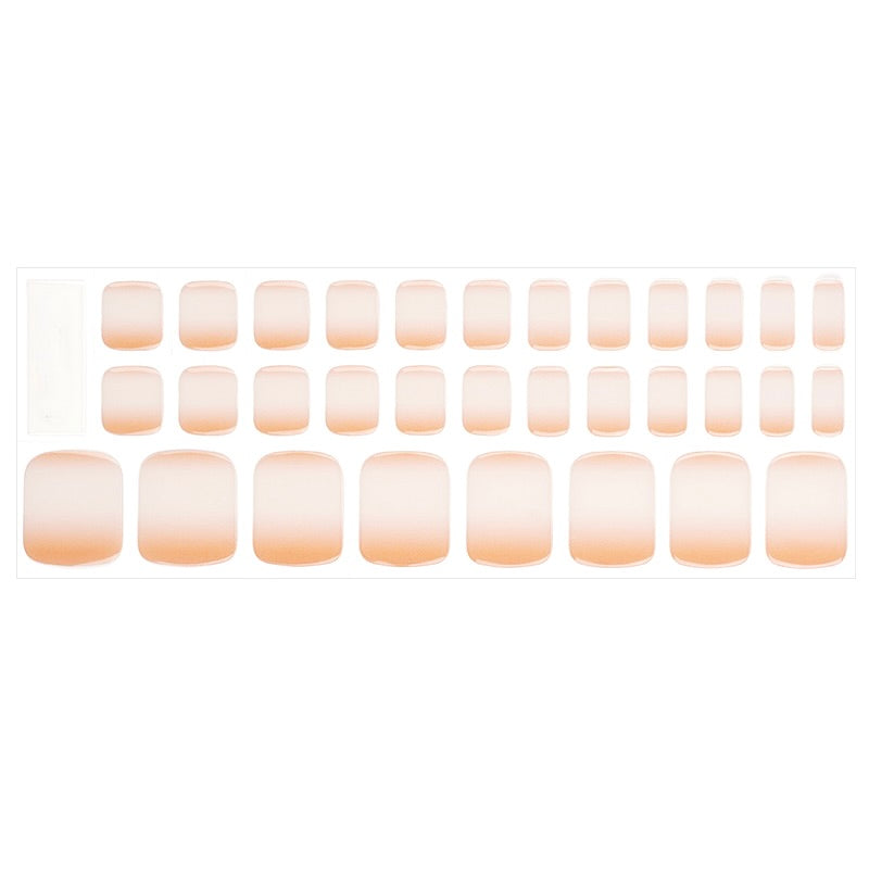 Pomarańczowy Ombre - Pedi
