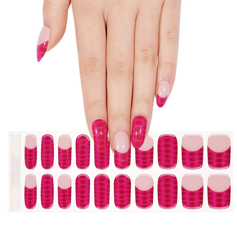 Pink Kígyóbőr Mintás