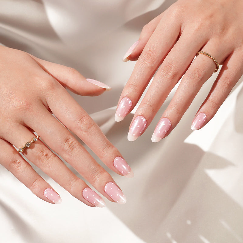 Rózsaszín-Fehér Pöttyös