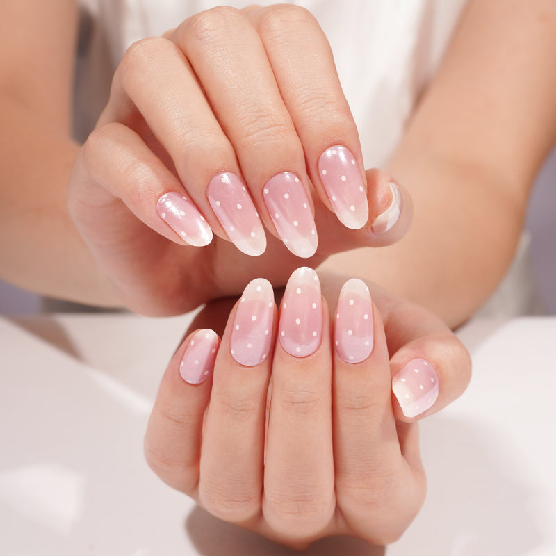 Rózsaszín-Fehér Pöttyös