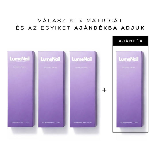 3+1 Gél Köröm Matrica csomag