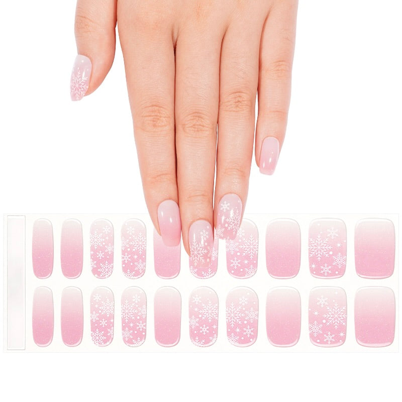 Ombre płatków śniegu