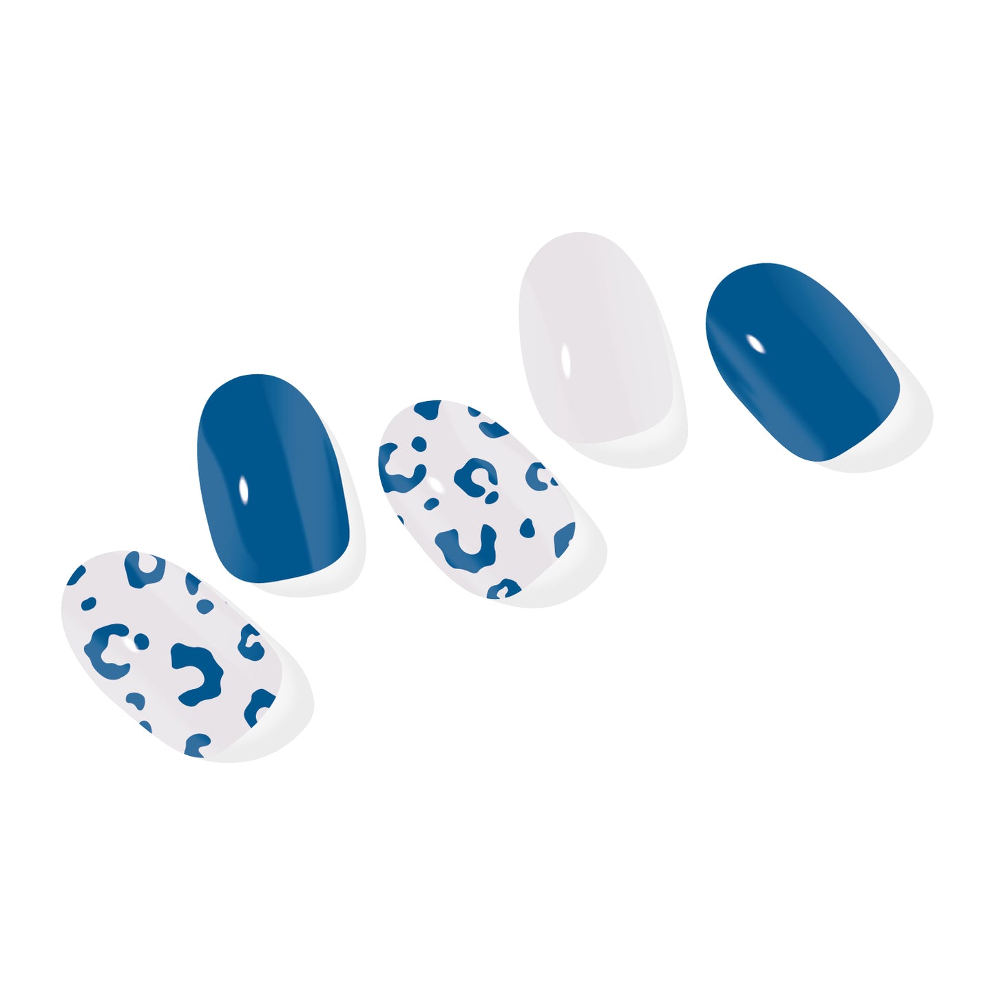 Kék Leopárd Mintás