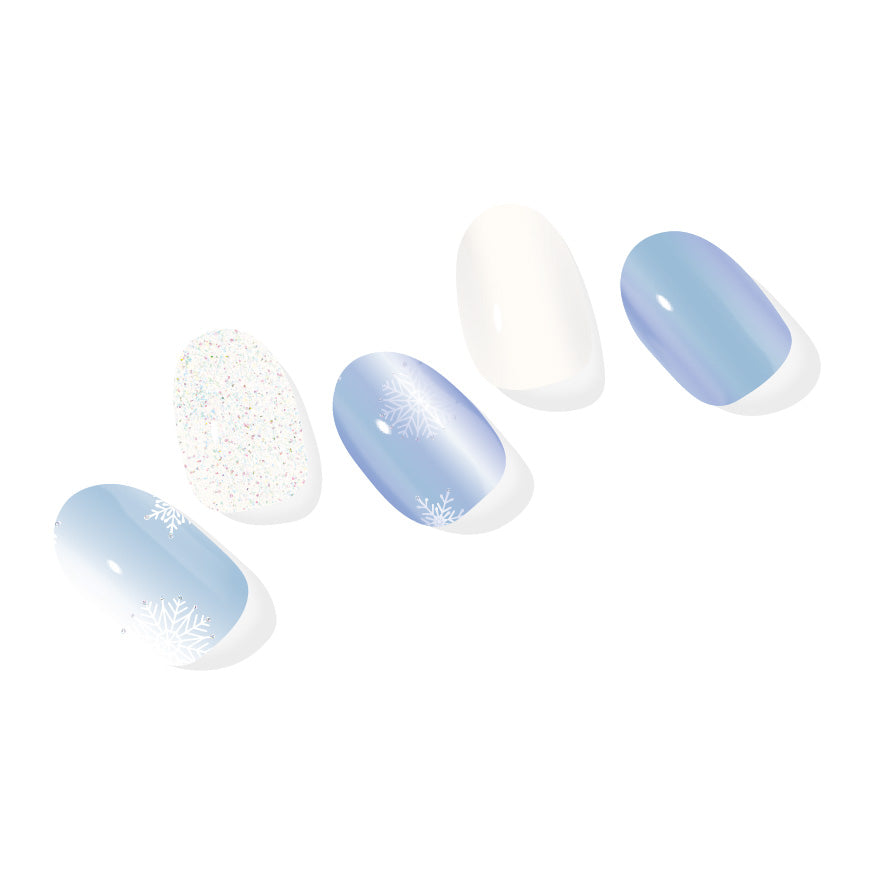 Kék Hópehely Mintás