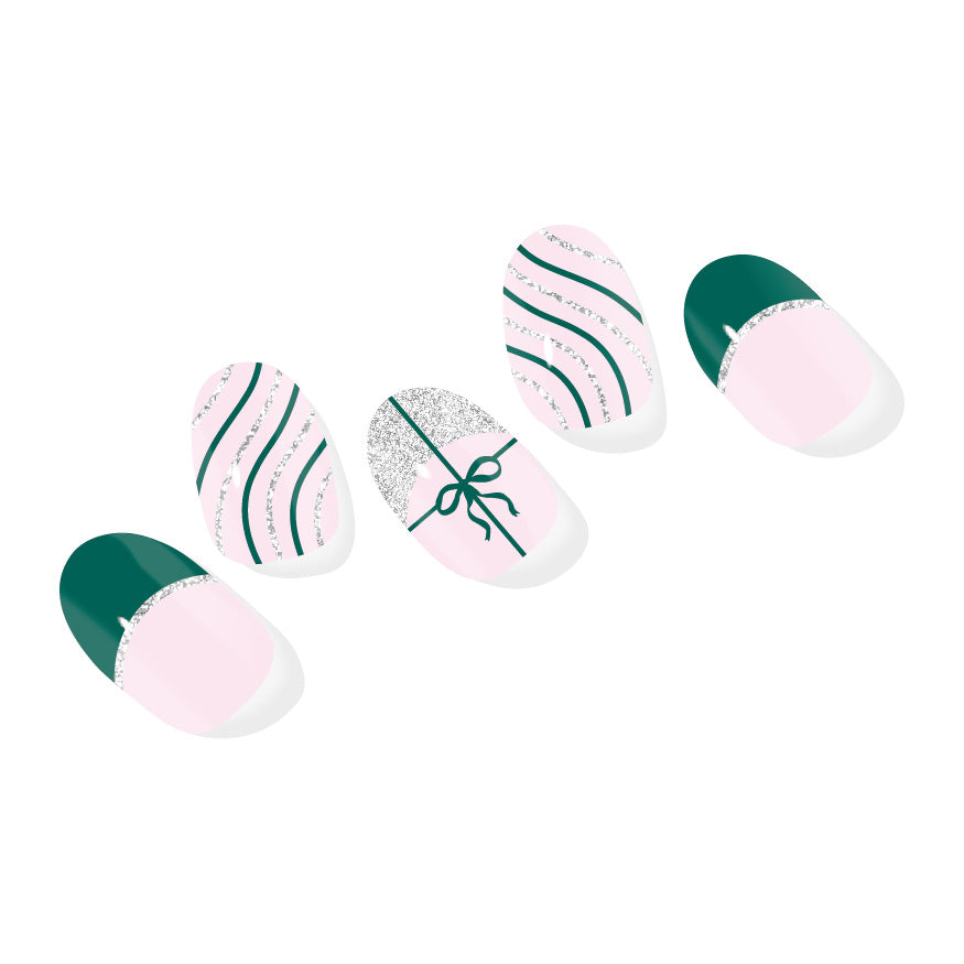 Zöld Francia Mintás