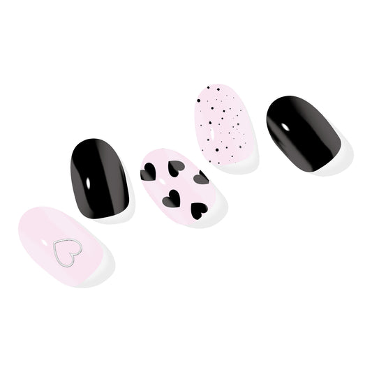 Fekete-Nude Szívecskés