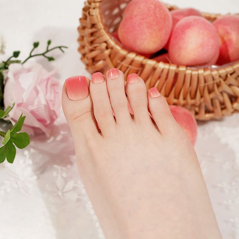 Pink-Rózsaszín Ombre - Pedi